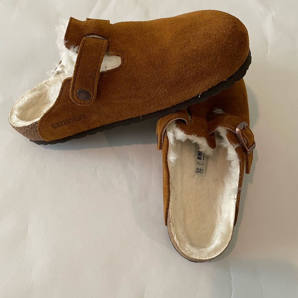 SOLD Birkenstock Women’s Suede Shearling
